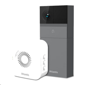 VIDEOCITOFONO WIRELESS DA ESTERNO ATLANTIS A14-DB910 TEL. 2MPIXEL FULL HD: 1920X1080P A 25FPS IN H.264 SENS. PIR PER RIL.MOV.