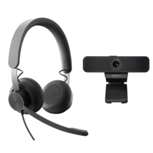 KIT COLLABORAZIONE VIDEO LOGITECH CUFFIA C925E + WEBCAM FULL HD 1080P/30FPS USB P/N 991-000339
