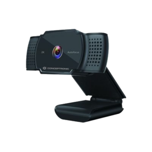 WEBCAM CONCEPTRONIC AMDIS02B USB 2K SUPER HD (RISOL.2592X1944) 3MP CON MESSA A FUOCO AUTOM. E MICROFONO FINO:31/03