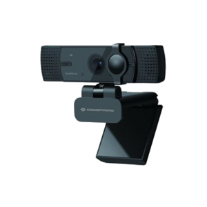 WEBCAM CONCEPTRONIC AMDIS08B USB 4K SUPER HD (RISOL.3840X2160)CON MESSA A FUOCO AUTOM., GRANDANGOLO E DOPPIO MICROF FINO:31/03