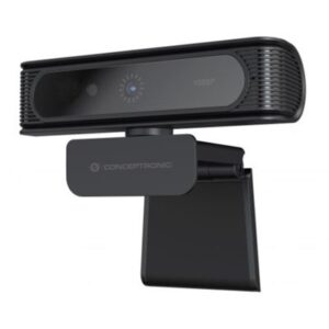 WEBCAM CONCEPTRONIC AMDIS09B CON RICONOSCIMENTO FACCIALE WINDOWS HELLO 1080P - OB.GRANDANGOLARE 80 GRADI- MICR.INTEGR.
