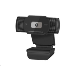 WEBCAM CONCEPTRONIC AMDIS04B FULL HD 1080P (RISOL.1920X1080 ) CON MICROF.- USB2.0 FINO:31/03