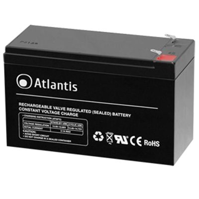 BATTERIA X UPS/ANTIFURTI/ETC. 12V7.0AH ATLANTIS - A03-BAT12-7.0A - EAN:8026974014135 -GAR. 6 MESI- RETAIL