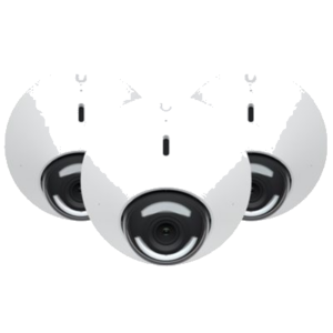 VIDEOCAMERE UBIQUITI UVC-G5-DOME-3 4MPIXEL 2K-DOME-RESISTENTE ATTI VANDALICI IK08 E AGENTI ATMOSF.IPX4 (KIT 3PCS)