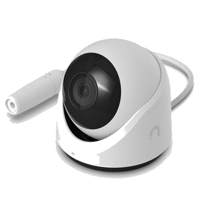 VIDEOCAMERA UBIQUITI UVC-G6-TURRET-W UNIFI-PROTECT 4K POE+ 8MP BIANCA MOT.AI MULTI-TOPS REGOLAZ.MANUALE
