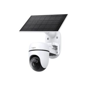 KIT VIDEOCAMERA WIRELESS TP-LINK TC90 KITSOLAR-POWERED PAN/TILT 2K 3MP- BATT.RICARIC.