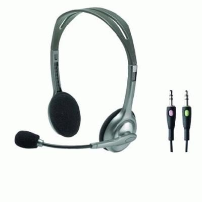 CUFFIA+MICROFONO LOGITECH RETAIL H110 JACK STEREO P/N 981-000271
