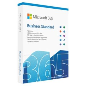 MICROSOFT 365 BUSINESS STANDARD KLQ-00679 - SUBSCRIPTION 1 ANNO P8 - MEDIALESS WIN+MAC