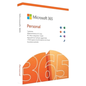MICROSOFT 365 PERSONAL EP2-32448 - SUBSCRIPTION 1 ANNO FY25H2 - MEDIALESS WIN/MAC