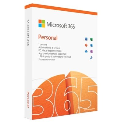 MICROSOFT 365 PERSONAL EP2-32448 - SUBSCRIPTION 1 ANNO FY25H2 - MEDIALESS WIN/MAC