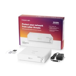 SECURITY GATEWAY S0G33A HPE NETWORKING INSTANT ON SG1004 4-PORT 10/100/1000 GHZ ALIM ESTERNO FINO:07/05