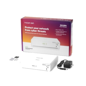 SECURITY GATEWAY S0G33A HPE NETWORKING INSTANT ON SG1004 4-PORT 10/100/1000 GHZ ALIM ESTERNO FINO:07/05