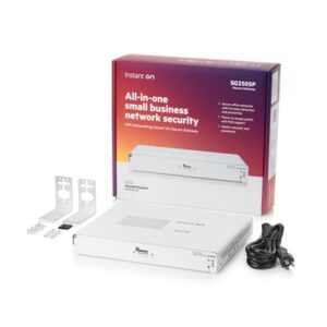 SECURE GATEWAY S0G34A HPE NETWORKING INSTANT ON SG2505P 5-PORT SMARTRATE 10/100/2500 GHZ 4XPOE+ 64W ALIM INTERNO FINO:07/05