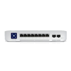SWITCH 10P UBIQUITI USW-ENTERPRISE-8-POE L3 -8P 2.5GBE 802.3AT POE+ RJ45 + 2P 10G SFP+