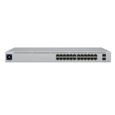 SWITCH 24P POE LAN GIGABIT UBIQUITI USW-PRO-24-POE GEN2 400W (DI CUI 8 POE++802.3BT) - 2P SFP+
