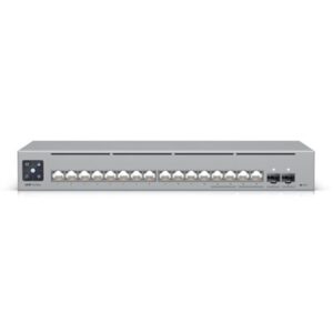 SWITCH 16P LAN GIGABIT UBIQUITI USW-PRO-MAX-16L34P RJ45 DA 2.5GBE12P GBE RJ45 2P SFP+ 10GMONTAGGIO RACK