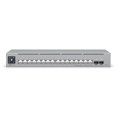 SWITCH 16P LAN GIGABIT UBIQUITI USW-PRO-MAX-16L34P RJ45 DA 2.5GBE12P GBE RJ45 2P SFP+ 10GMONTAGGIO RACK
