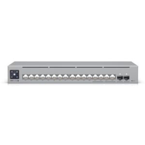 SWITCH 16P LAN GIGABIT UBIQUITI USW-PRO-MAX-16-POEL34P POE++ 2.5GBE12P GBE POE+ 2P SFP+ 10GSTAFFE RACK NON INCL. (180W)