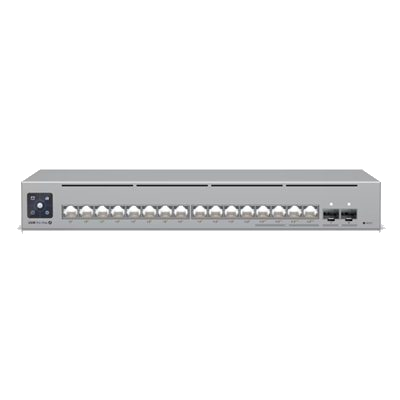 SWITCH 16P LAN GIGABIT UBIQUITI USW-PRO-MAX-16-POEL34P POE++ 2.5GBE12P GBE POE+ 2P SFP+ 10GSTAFFE RACK NON INCL. (180W)