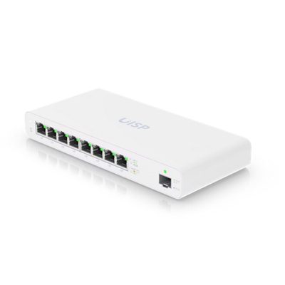 SWITCH 8P GIGABIT POE UBIQUITI UISP-S LAYER 2 8P GBE RJ45 1P SFP 1G