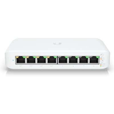 SWITCH 8P POE LAN GIGABIT LITE UBIQUITI USW-LITE-8-POE GEN2 52W - 4P GBE 802.3AT POE+-4P GBE RJ45