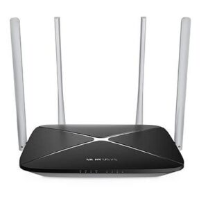 WIRELESS AC1200 ROUTER MERCUSYS AC12 -1200MBPS 2.4/5GHZ- 2T2R 802.11B/G/N/AC -1P 10/100 WAN-4P 10/100 LAN - 4 ANT.FISSE