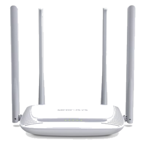 WIRELESS N ROUTER 300M MERCUSYS MW325R 802.11NGB1P 10/100M WAN - 4P 10/100 - 4 ANT. FISSE
