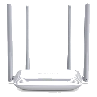 WIRELESS N ROUTER 300M MERCUSYS MW325R 802.11NGB1P 10/100M WAN - 4P 10/100 - 4 ANT. FISSE