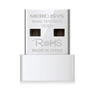 WIRELESS 150M NANO USB MERCUSYS MW150US 2.4GHZ802.11BGN- 1T1R-USB2.0 -1 ANTERNE INT.