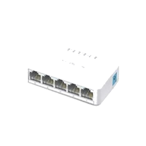 SWITCH 5P LAN 10/100M MERCUSYS MS105 MINI DESKTOP - PLASTIC CASE