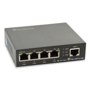 SWITCH 5P POE GIGABIT LEVELONE GEP-0523 60W FINO:31/03