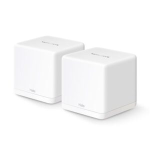 WIRELESS ROUTER AX1500 WHOLE-HOME MERCUSYS HALO H60X(2-PACK) WI-FI 6 DUALBAND 3P 10/100MBPSX UNIT.- ANTENNE INTERNE