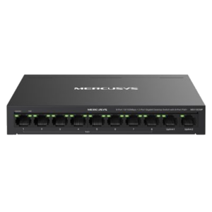 SWITCH 10P DI CUI 8P 10/100MBPS 2P GIGABITMERCUSYS MS110CMP DI CUI 8P POE+ -- ALIM.POE 115W