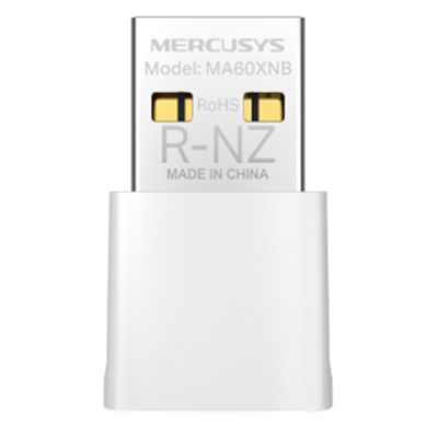 ADATTATORE USB BLUETOOTH WI-FI 6 NANO AX900 MERCUSYS MA60XNB DUAL BAND 287MBPS 2,4GHZ+600MBPS 5GHZ-ANT.INT