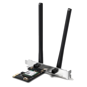 ADATTATORE PCI EXPRESS BLUETOOTHAX3000 MERCUSYS MA80XE DUAL BAND 574MBPS 2,4GHZ+2402MBPS 5 GHZ-2 ANT.EST.