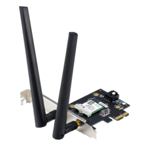 SCHEDA DI RETE ASUS PCE-AX1800 DUAL BAND PCI-E WIFI 6 (802.11AX)BT 5.2 WPA3 NETWORK SECURITY OFDMA + MU-MIMO 90IG07A0-MO0B00