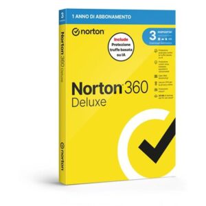 NORTON BOX 360 DELUXE 2026 -- 3 DISPOSITIVI (21483698) - 25GB BACKUP FINO:27/03