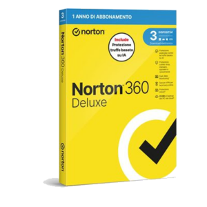 NORTON BOX 360 DELUXE 2026 -- 3 DISPOSITIVI (21483698) - 25GB BACKUP FINO:27/03