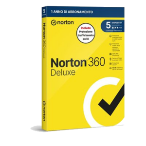 NORTON BOX 360 DELUXE 2026 -- 5 DISPOSITIVI (21483704) - 50GB BACKUP FINO:27/03