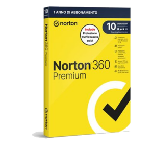 NORTON BOX 360 PREMIUM 2026 -- 10 DISPOSITIVI (21483661) - 75GB BACKUP FINO:27/03