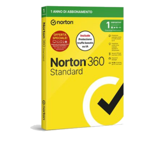 NORTON BOX 360 STANDARD ATTACH 2026 -- 1 DISPOSITIVO (21483708) - 25GB BACKUP FINO:27/03