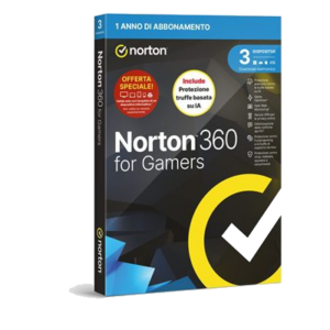 NORTON BOX 360 FOR GAMERS ATTACH 2026 -- 3 DISPOSITIVI (21483648) FINO:27/03