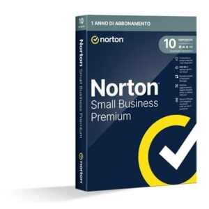 NORTON BOX SMALL BUSINESS PREMIUM --10 DISPOSITIVI (21454839) - 500GB BACKUP FINO:27/03