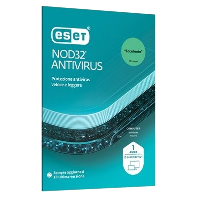 ESET SLIMBOX NOD32 ANTIVIRUS - 2 UTENTI EAVH-N1-A2-BOX