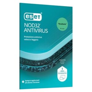 ESET SLIMBOX NOD32 ANTIVIRUS RINNOVO - 2 UTENTIEAVH-R1-A2-BOX