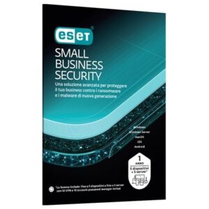 ESET SLIMBOX SMALL BUSINESS SECURITY 5 SERVER + 5 DISPOSITIVI - 12MESI (ESBS-N1-B5-BOX)