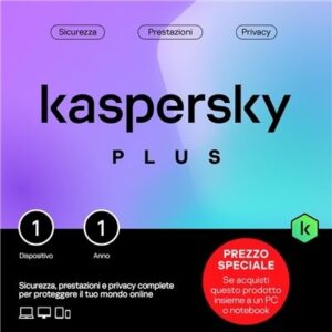 KASPERSKY SLIMBOX PLUS -- 1 DISPOSITIVO ATTACH (KL1042T5AFS-SSBATT) FINO:31/03