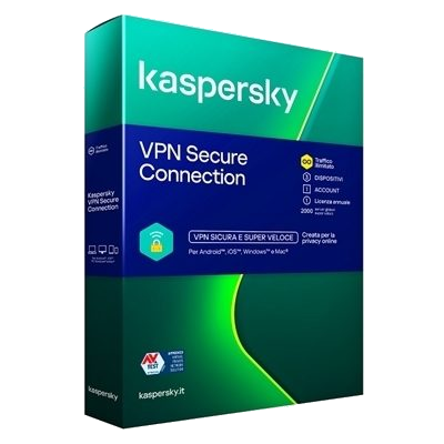 KASPERSKY BOX VPN SECURE CONNECTION -- 3 DISPOSITIVI (KL1987T5CFS-SLIM) FINO:31/03