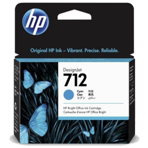 CARTUCCIA HP 712 3ED67A CIANO DESIGNJET 29ML ADATTA A DESIGNJET STUDIO, T210, T230, T250, T630, T650