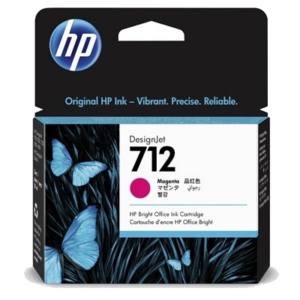 CARTUCCIA HP 712 3ED68A MAGENTA DESIGNJET 29ML ADATTA A DESIGNJET STUDIO, T210, T230, T250, T630, T650